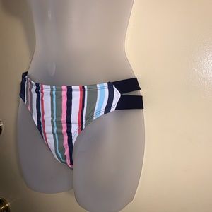 Kona Sol striped bikini bottom